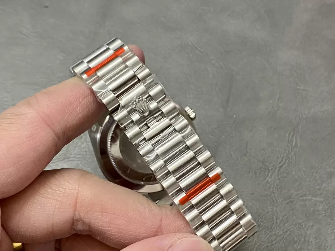 GM공장 V3 롤렉스 데이데이트 그린 아랍 다이얼 바게트 스무스 베젤 m228236 상세 이미지 9