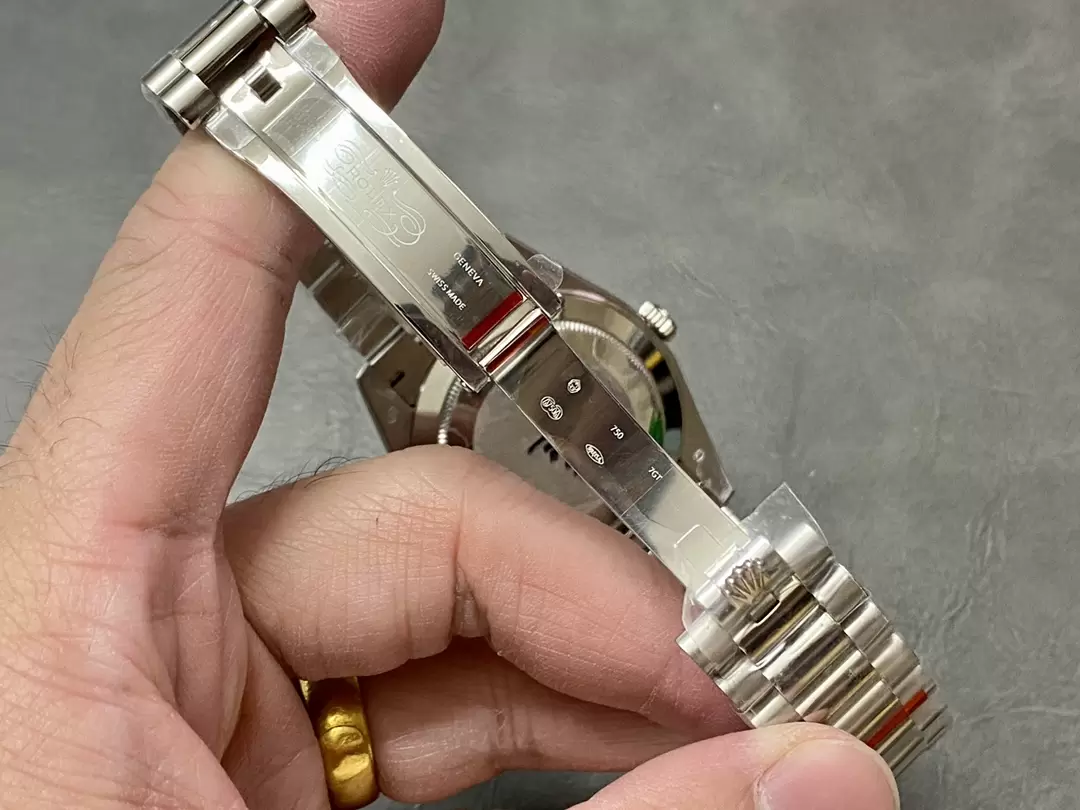 GM공장 V3 롤렉스 데이데이트 그린 아랍 다이얼 바게트 스무스 베젤 m228236 상세 이미지 10