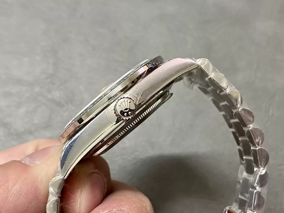 GM공장 V3 롤렉스 데이데이트 그린 아랍 다이얼 바게트 다이아 베젤 m228236 상세 이미지 7