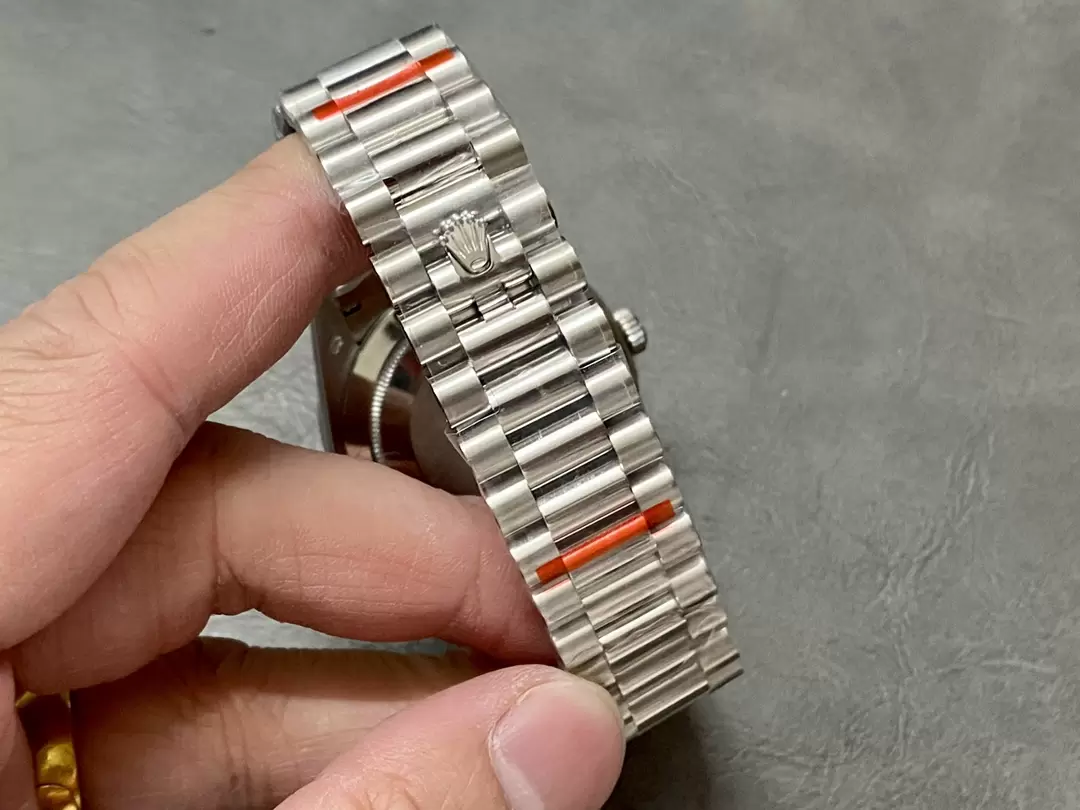 GM공장 V3 롤렉스 데이데이트 그린 아랍 다이얼 바게트 다이아 베젤 m228236 상세 이미지 9