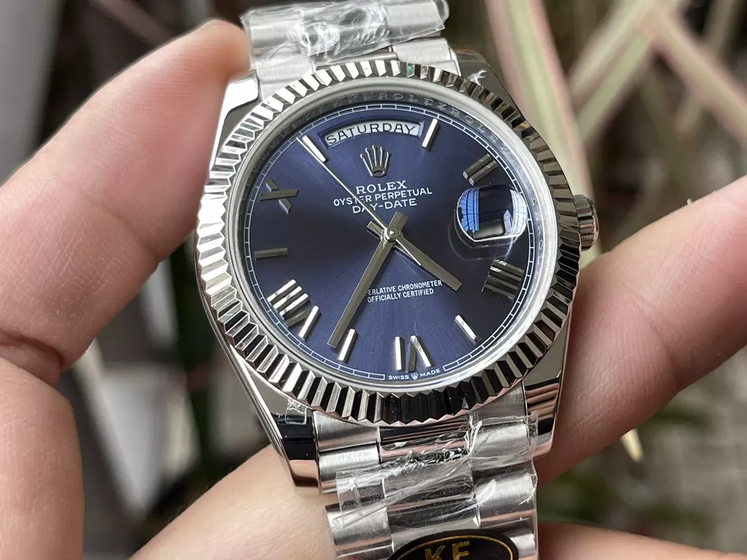 KF공장 롤렉스 데이데이트 청판 다이얼 화이트 골드 금통 40mm 228239 상세 이미지 4