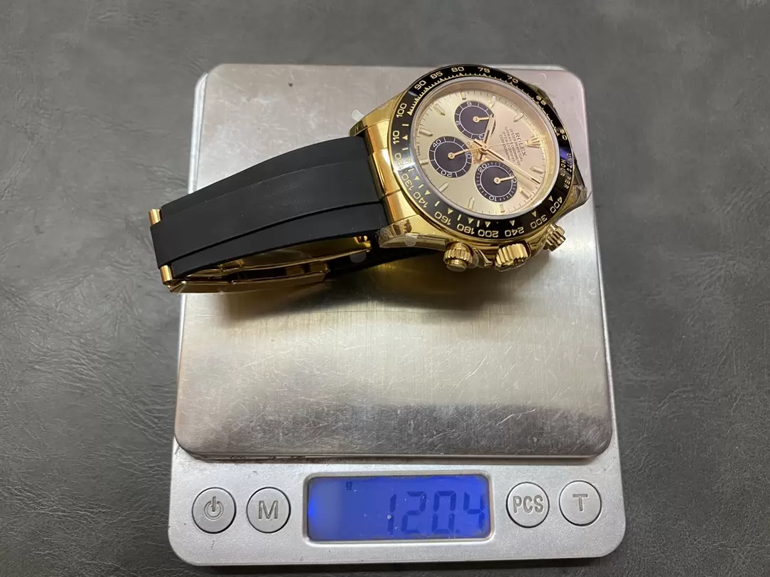 QF공장 롤렉스 코스모그래프 데이토나 샴폐인 다이얼 옐로우골드 금통 러버밴드 m126518 상세 이미지 2