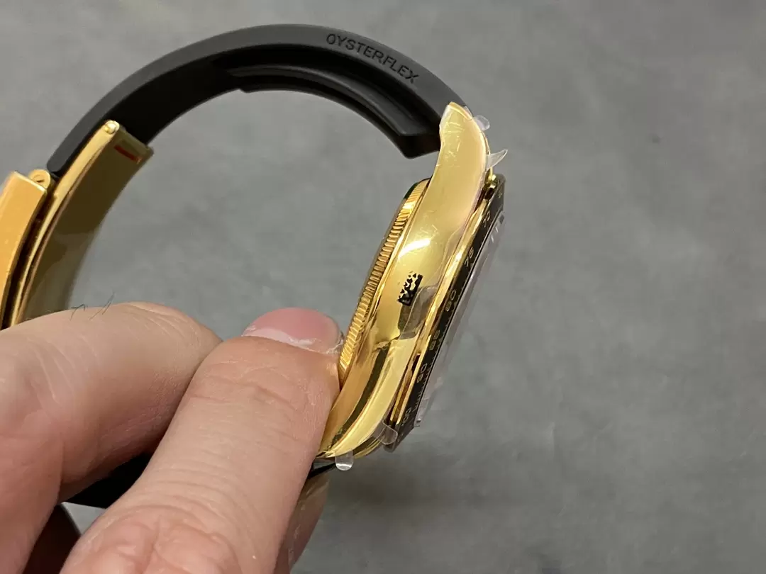 QF공장 롤렉스 코스모그래프 데이토나 샴폐인 다이얼 옐로우골드 금통 러버밴드 m126518 상세 이미지 7