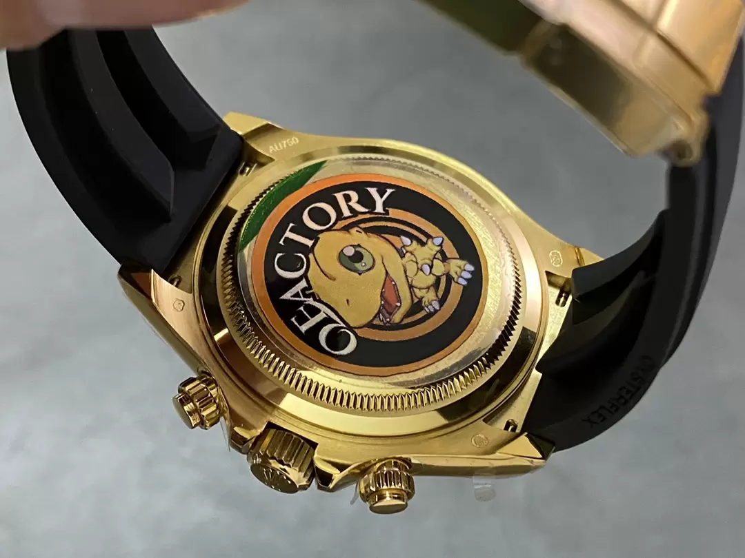 QF공장 롤렉스 코스모그래프 데이토나 샴폐인 다이얼 옐로우골드 금통 러버밴드 m126518 상세 이미지 9