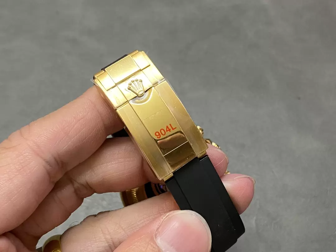 QF공장 롤렉스 코스모그래프 데이토나 샴폐인 다이얼 옐로우골드 금통 러버밴드 m126518 상세 이미지 10