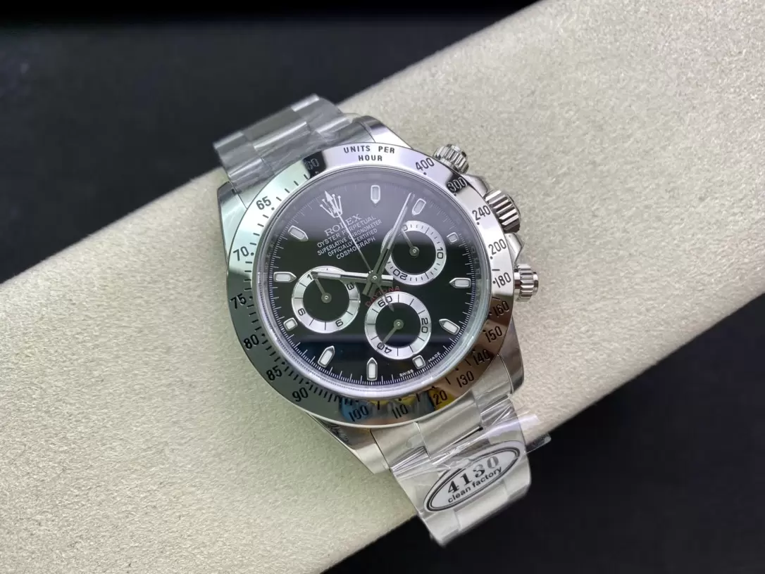 클린공장 롤렉스 데이토나 크로노그래프 검판 다이얼 바인덱스 SS 브레이슬릿 40mm 116509 상세 이미지 6