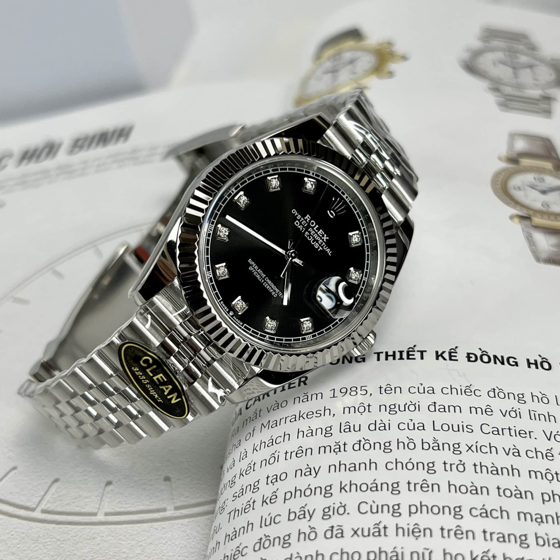 클린공장 롤렉스 데이저스트 검판 10P 다이얼 41mm 쥬빌레 m126334 상세 이미지 5