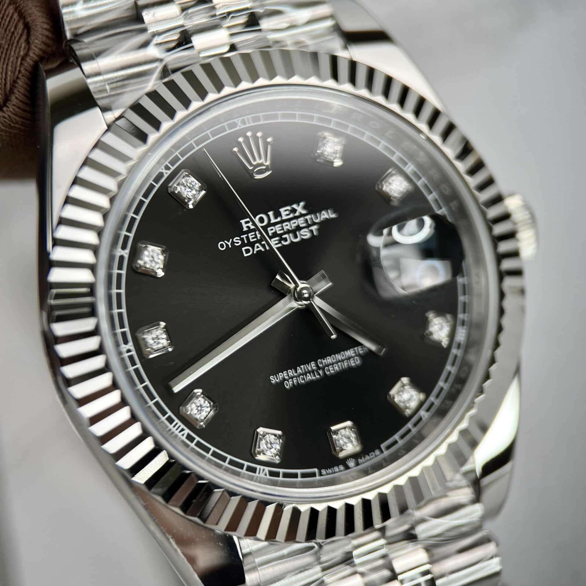 클린공장 롤렉스 데이저스트 검판 10P 다이얼 41mm 쥬빌레 m126334 상세 이미지 6