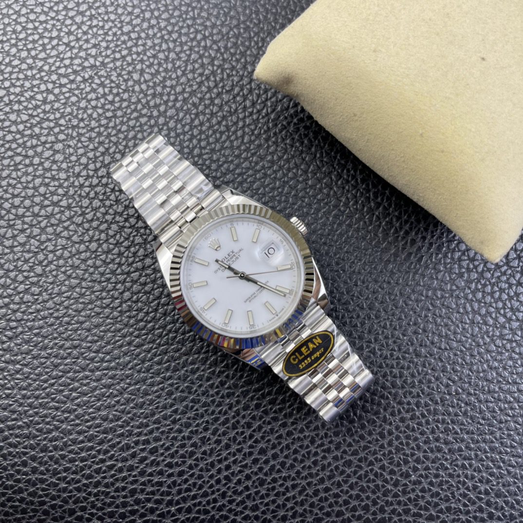 클린공장 롤렉스 데이저스트 화이트 다이얼 바인덱스 ss 쥬빌레 41mm  126334 상세 이미지 7