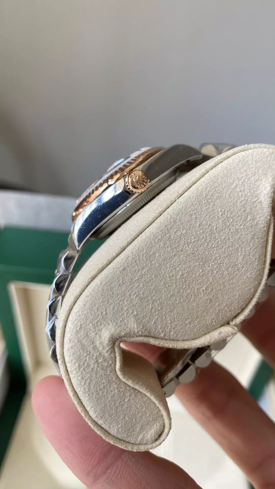 A+공장 롤렉스 데이저스트 그레이 다이얼 다이아 베젤 콤비 31mm 상세 이미지 4