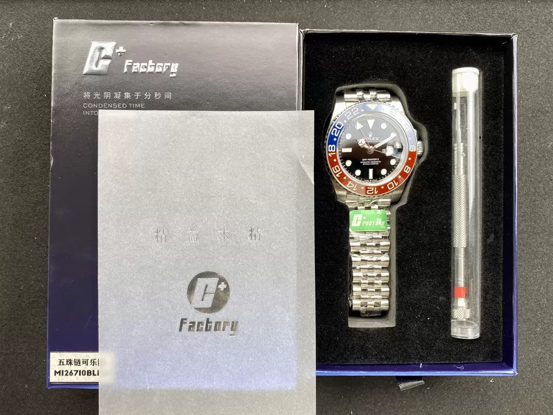 C+공장 롤렉스 GMT마스터 2 펩시 쥬빌레 m126710blro 상세 이미지 2