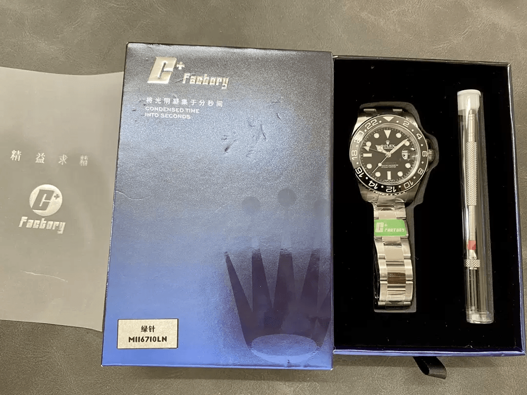 C+공장 롤렉스 GMT 마스터2 블랙 다이얼 40mm 116710LN 상세 이미지 2