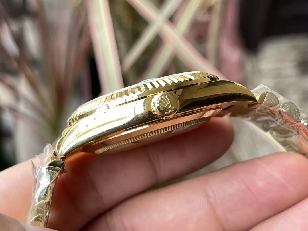 KF공장 롤렉스 데이데이트 그린 다이얼 옐로우 골드 금통 40mm 228235 상세 이미지 7