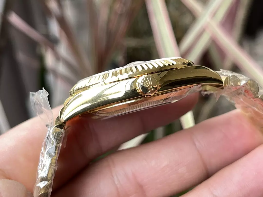 KF공장 롤렉스 데이데이트 샴폐인 다이얼 로만 인덱스 옐로우 골드 금통 40mm 228238 상세 이미지 8