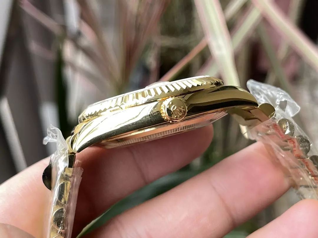 KF공장 롤렉스 데이데이트 그린 다이얼 옐로우 골드 금통 40mm 228235 상세 이미지 10