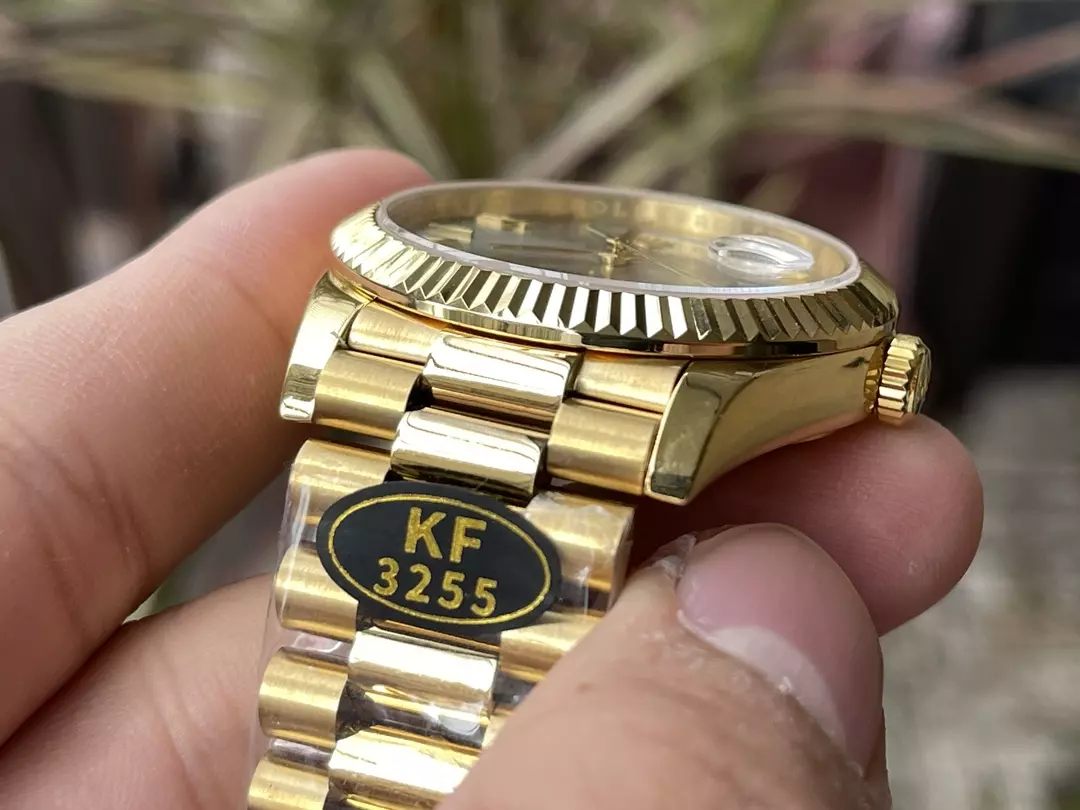 KF공장 롤렉스 데이데이트 실버 다이얼 옐로우 골드 금통 40mm 228235 상세 이미지 6