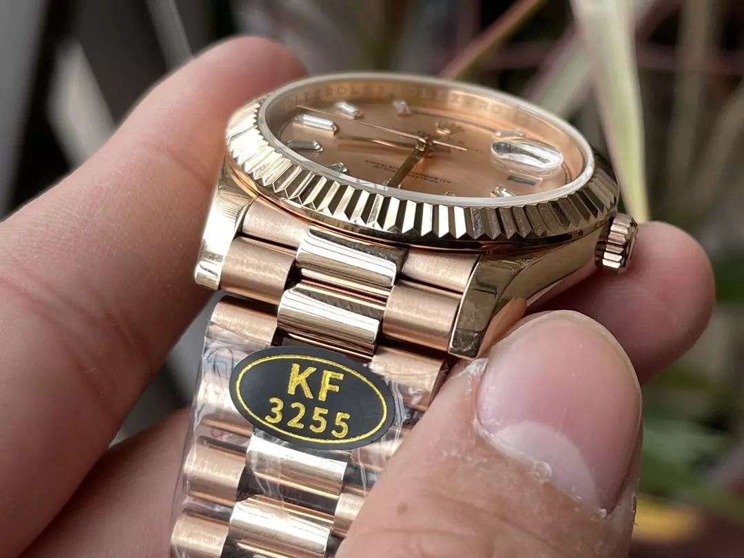 KF공장 롤렉스 데이데이트 썬더스트 다이아 다이얼 로즈골드 금통 40mm 228235 상세 이미지 7