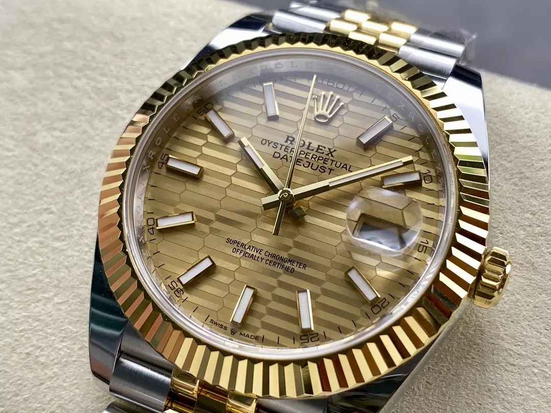 ARF공장 롤렉스 데이저스트 와플 샴폐인 다이얼 옐로우 골드 콤비 쥬빌레 41mm 상세 이미지 5