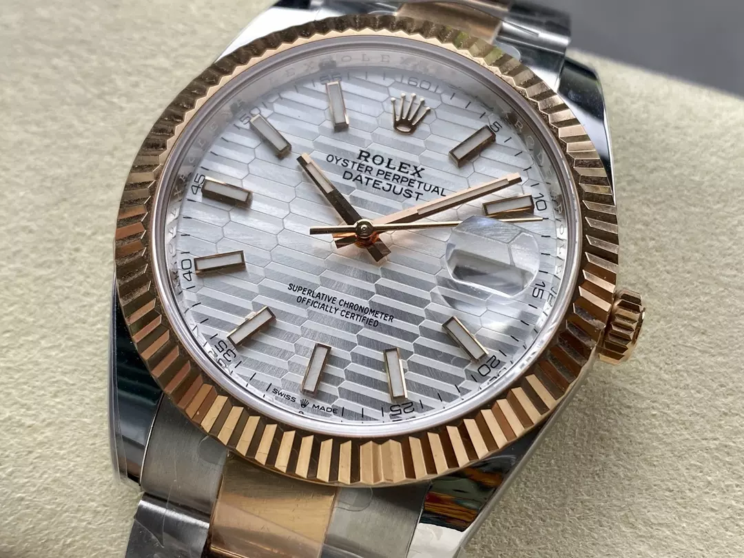 ARF공장 롤렉스 데이저스트 와플 실버 다이얼 로즈골드 콤비 오이스터 41mm 상세 이미지 5