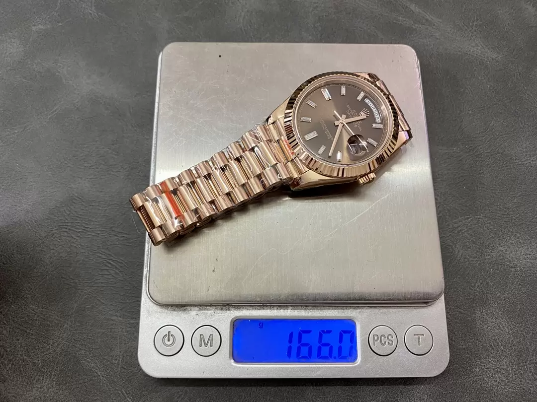 GM공장 V3 롤렉스 데이데이트 브라운 다이아 다이얼 로즈골드 금통 40mm 228235 상세 이미지 2