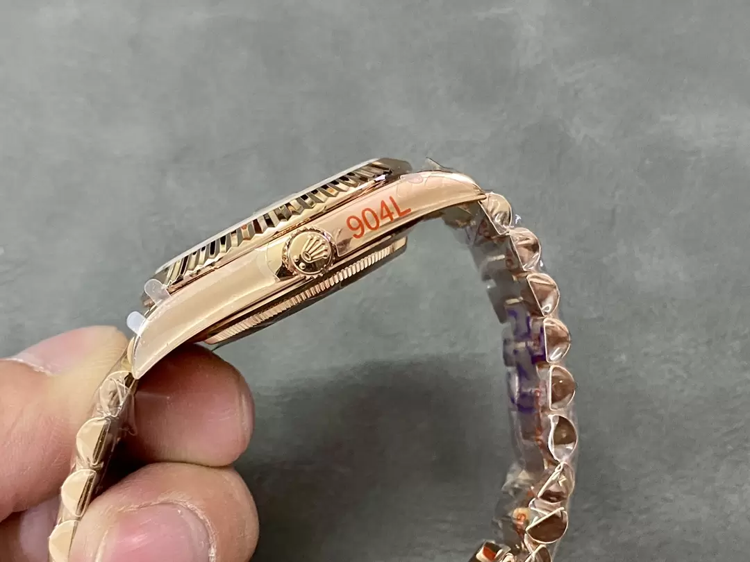 GM공장 V3 롤렉스 데이데이트 브라운 다이아 다이얼 로즈골드 금통 40mm 228235 상세 이미지 8