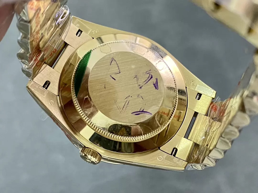 GM공장 V3 롤렉스 데이데이트 샴폐인 다이아 다이얼 옐로우 골드 금통 40mm 228235 상세 이미지 9