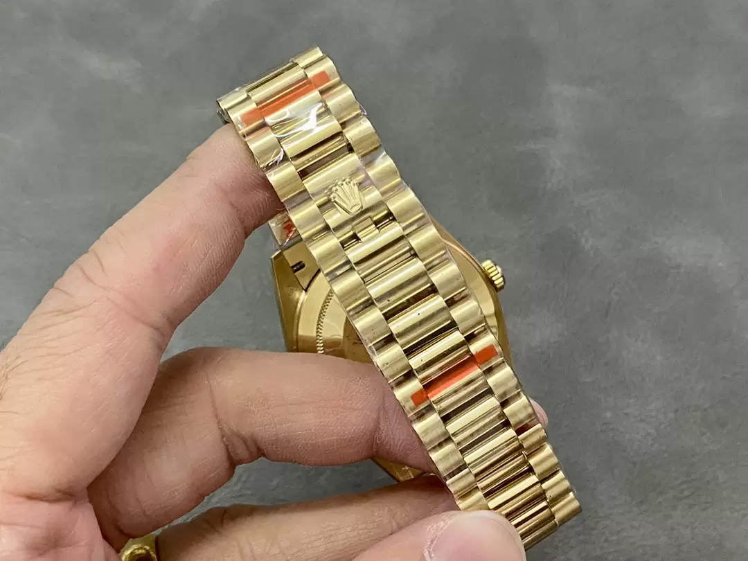 GM공장 V3 롤렉스 데이데이트 샴폐인 다이아 다이얼 옐로우 골드 금통 40mm 228235 상세 이미지 10