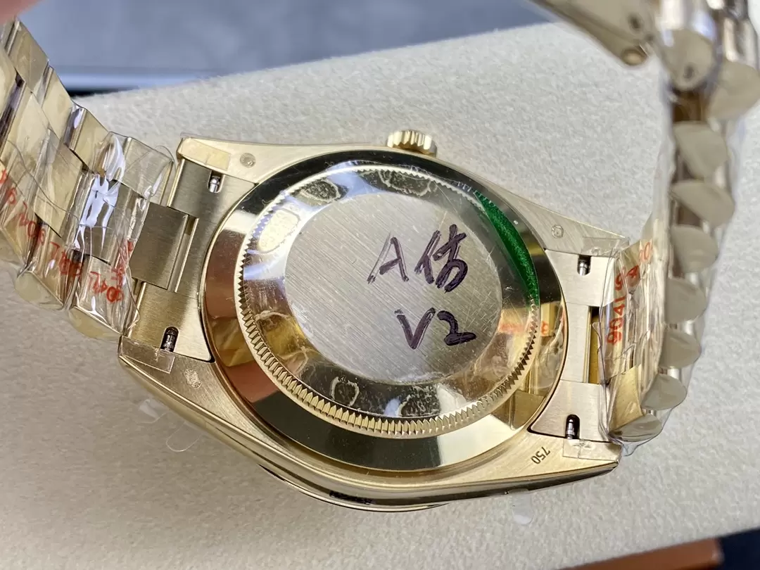 GM공장 V3 롤렉스 데이데이트 샴폐인 다이얼 옐로우 골드 금통 40mm 228235 상세 이미지 9