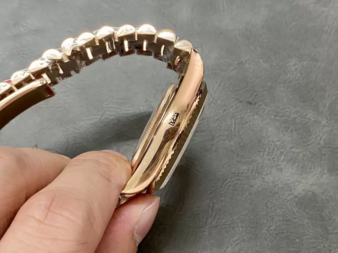 GM공장 V3 롤렉스 데이데이트 살몬 다이아 다이얼 로즈골드 금통 40mm 228235 상세 이미지 7