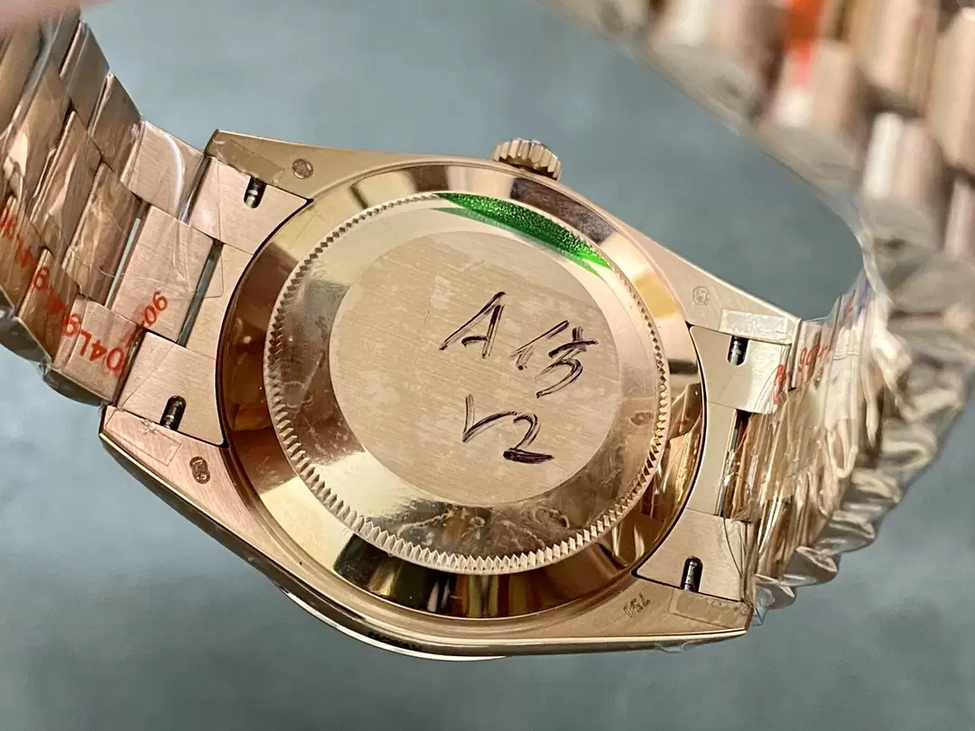 GM공장 V3 롤렉스 데이데이트 살몬 다이아 다이얼 로즈골드 금통 40mm 228235 상세 이미지 9