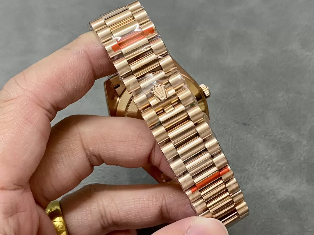 GM공장 V3 롤렉스 데이데이트 살몬 다이아 다이얼 로즈골드 금통 40mm 228235 상세 이미지 10