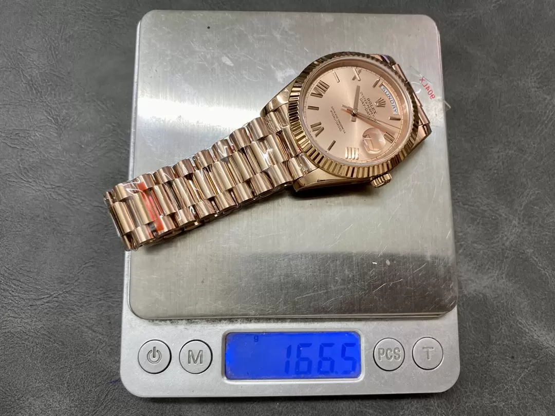 GM공장 V3 롤렉스 데이데이트 살몬 다이얼 로즈골드 금통 40mm 228235 상세 이미지 2