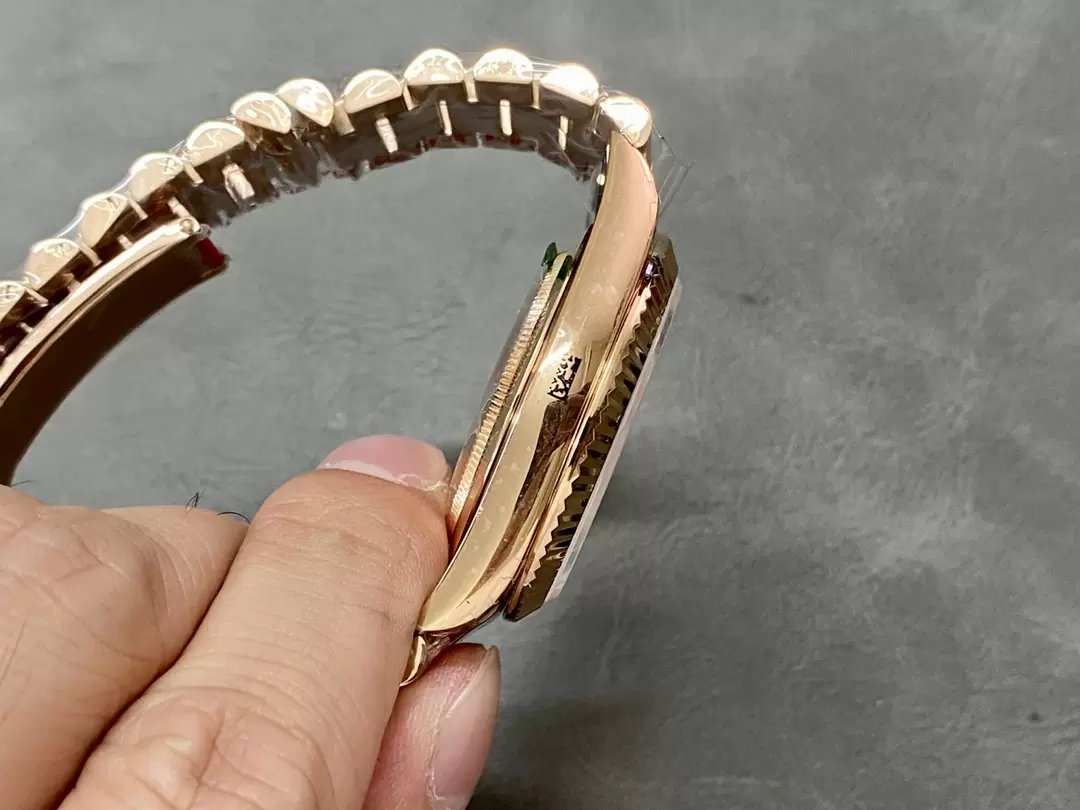 GM공장 V3 롤렉스 데이데이트 살몬 다이얼 로즈골드 금통 40mm 228235 상세 이미지 7