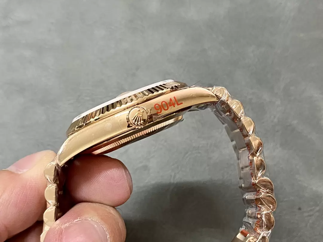 GM공장 V3 롤렉스 데이데이트 살몬 다이얼 로즈골드 금통 40mm 228235 상세 이미지 8