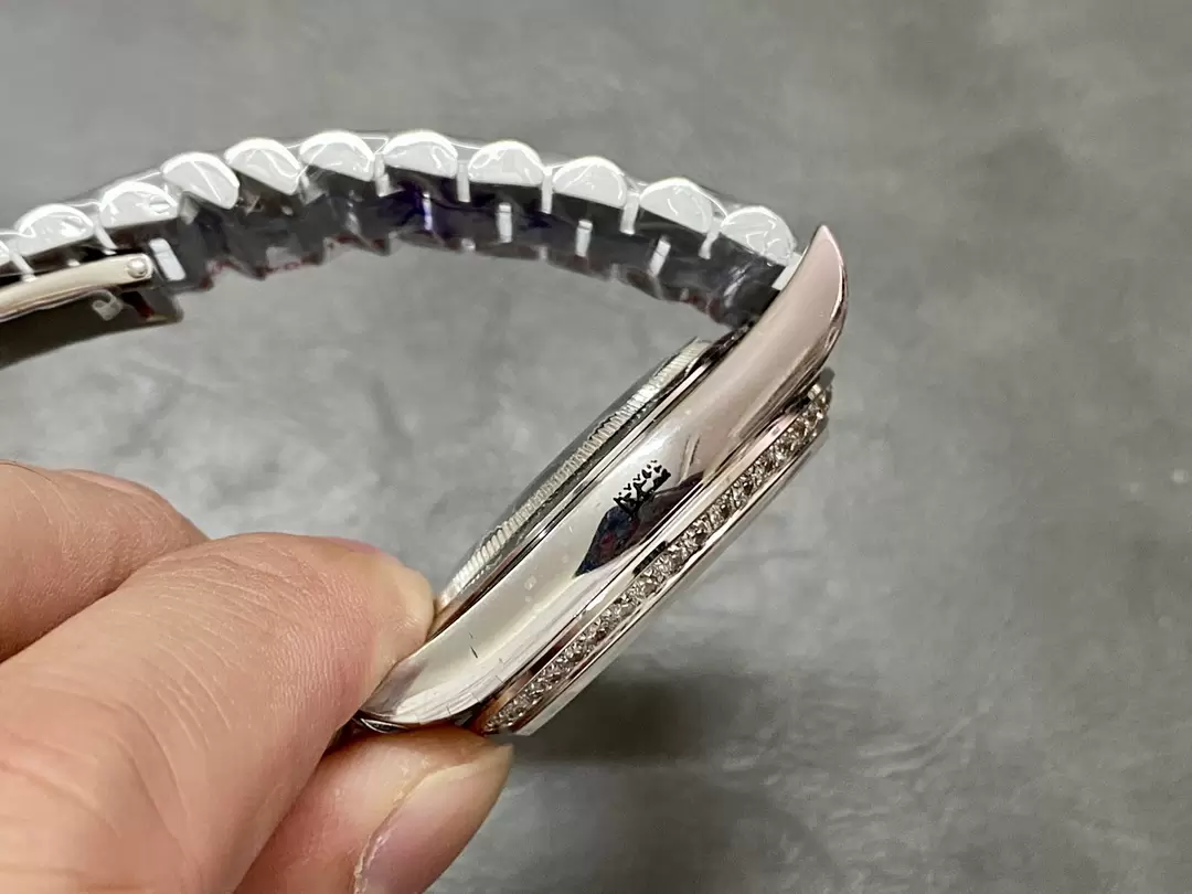 GM공장 V3 롤렉스 데이데이트 플래티넘 와플 다이얼 화이트 골드 금통 다이아 베젤 40mm m228236 상세 이미지 7