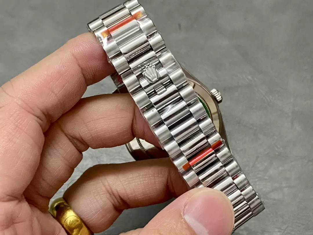 GM공장 V3 롤렉스 데이데이트 플래티넘 와플 다이얼 화이트 골드 금통 다이아 베젤 40mm m228236 상세 이미지 10