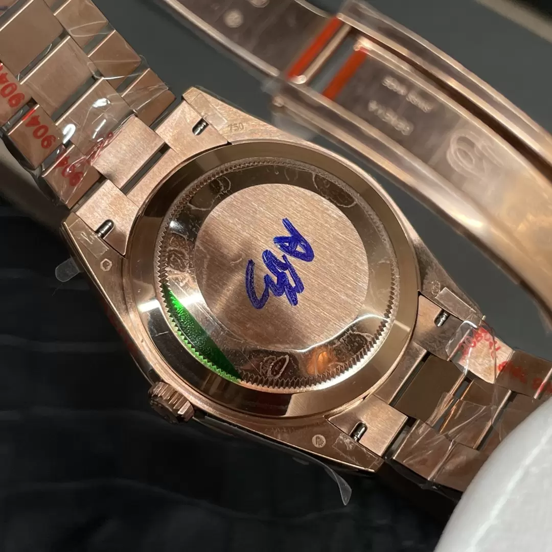 GM공장 V3 롤렉스 데이데이트 올리브 그린 다이얼 로즈골드 금통 40mm 228235 상세 이미지 9