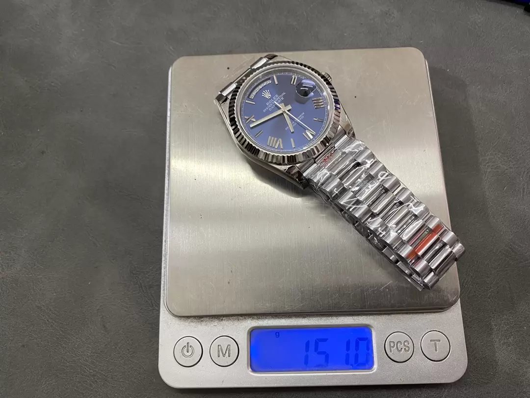 GM공장 V3 롤렉스 데이데이트 청판 다이얼 화이트 골드 금통 40mm m228236 상세 이미지 2