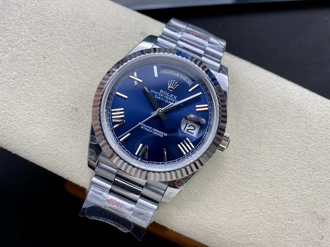 GM공장 V3 롤렉스 데이데이트 청판 다이얼 화이트 골드 금통 40mm m228236 상세 이미지 6