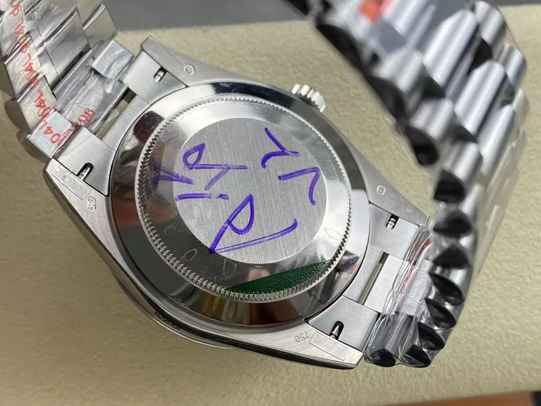 GM공장 V3 롤렉스 데이데이트 올리브 그린 다이얼 화이트 골드 금통 40mm m228236 상세 이미지 9