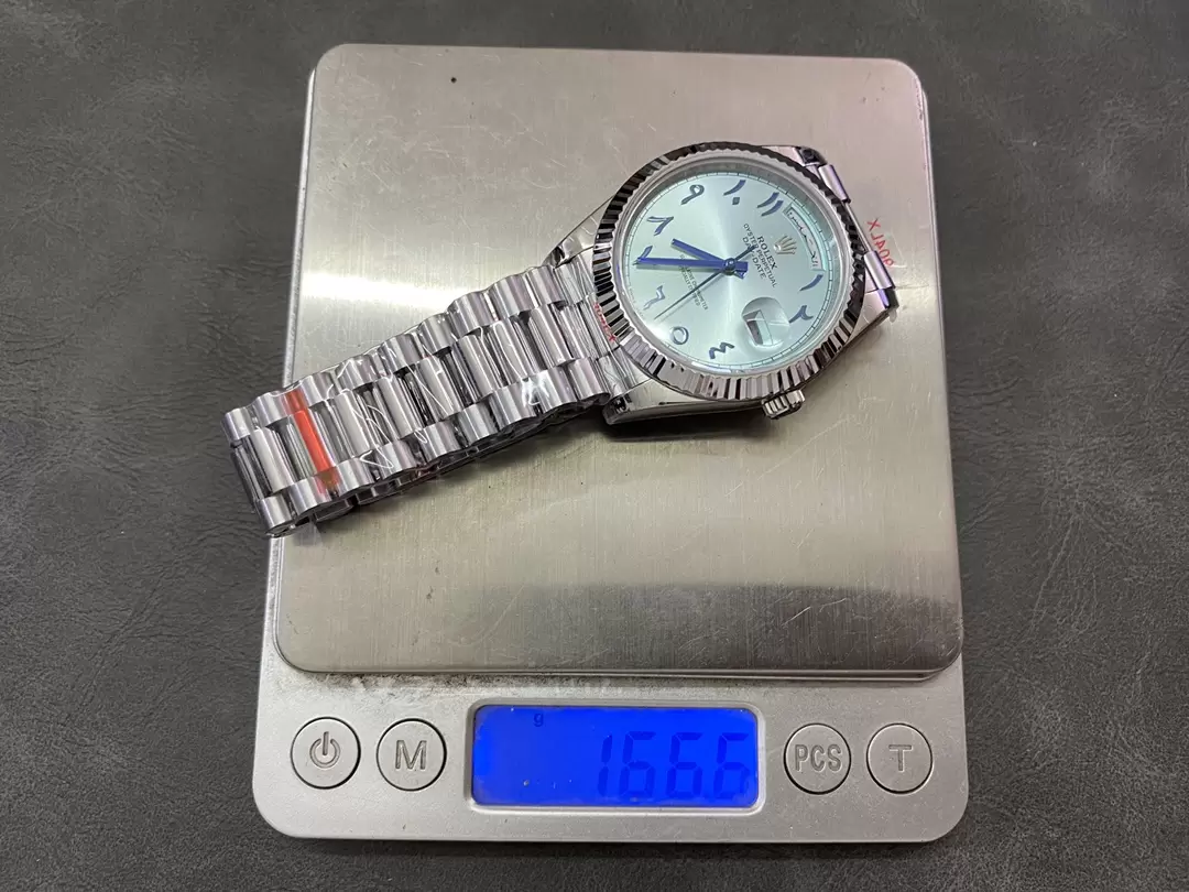 GM공장 V3 롤렉스 데이데이트 플래티넘 아랍 다이얼 화이트 골드 금통 40mm m228236 상세 이미지 2