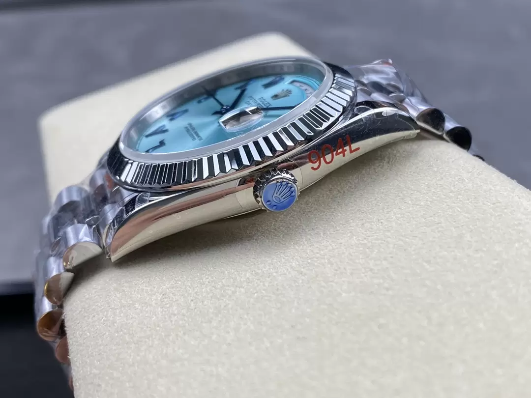 GM공장 V3 롤렉스 데이데이트 플래티넘 아랍 다이얼 화이트 골드 금통 40mm m228236 상세 이미지 8