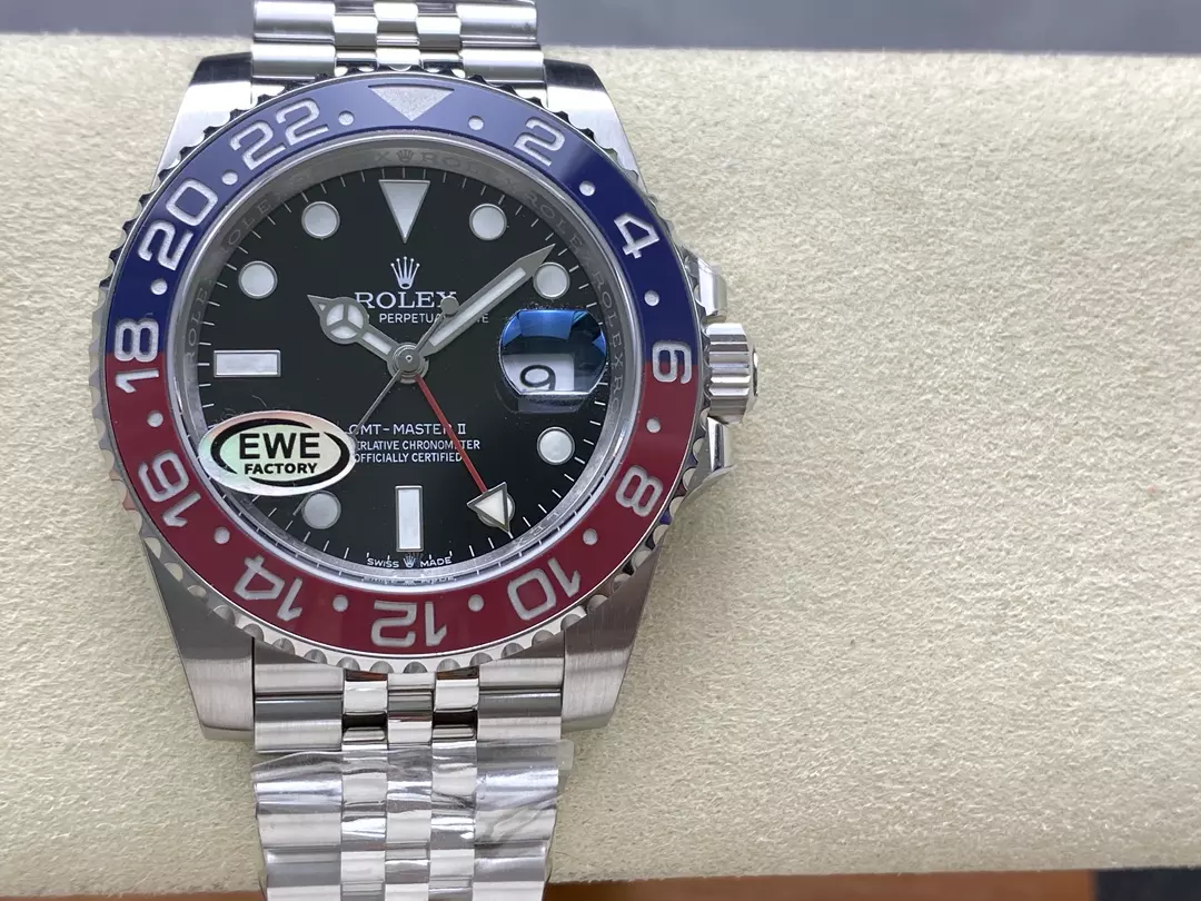 EW공장 롤렉스 GMT 마스터2 펩시 쥬빌레 40mm 상세 이미지 2