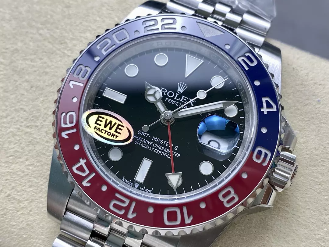 EW공장 롤렉스 GMT 마스터2 펩시 쥬빌레 40mm 상세 이미지 4