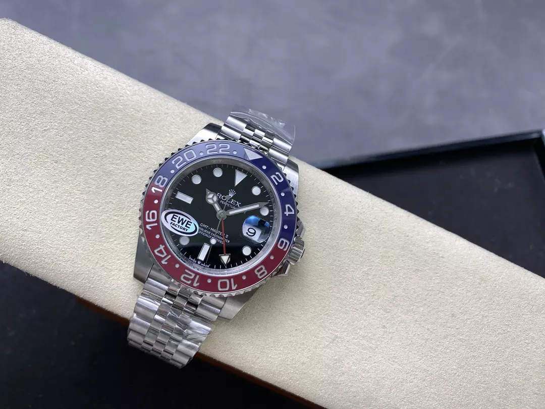 EW공장 롤렉스 GMT 마스터2 펩시 쥬빌레 40mm 상세 이미지 5