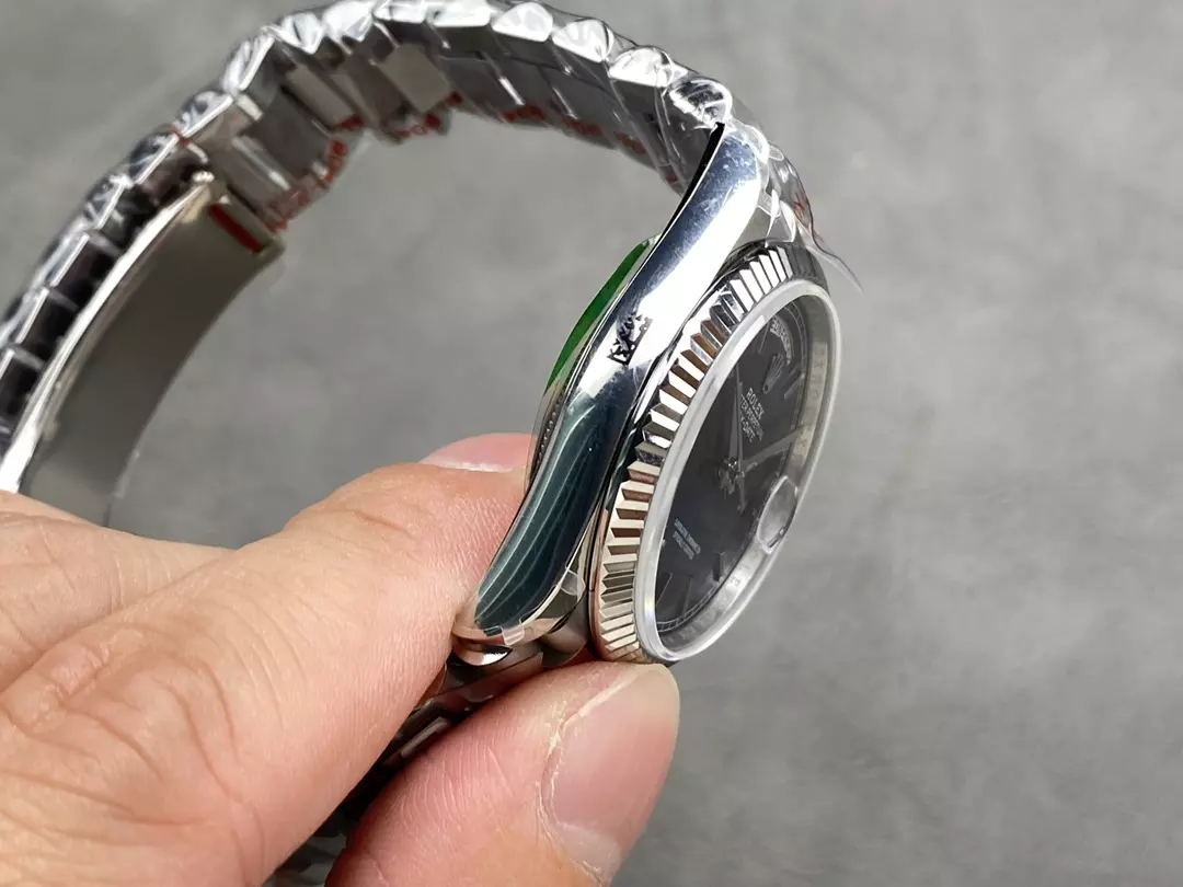 QF공장 롤렉스 데이데이트 청판 다이얼 바인덱스 화이트골드 금통 36mm 128236 상세 이미지 7