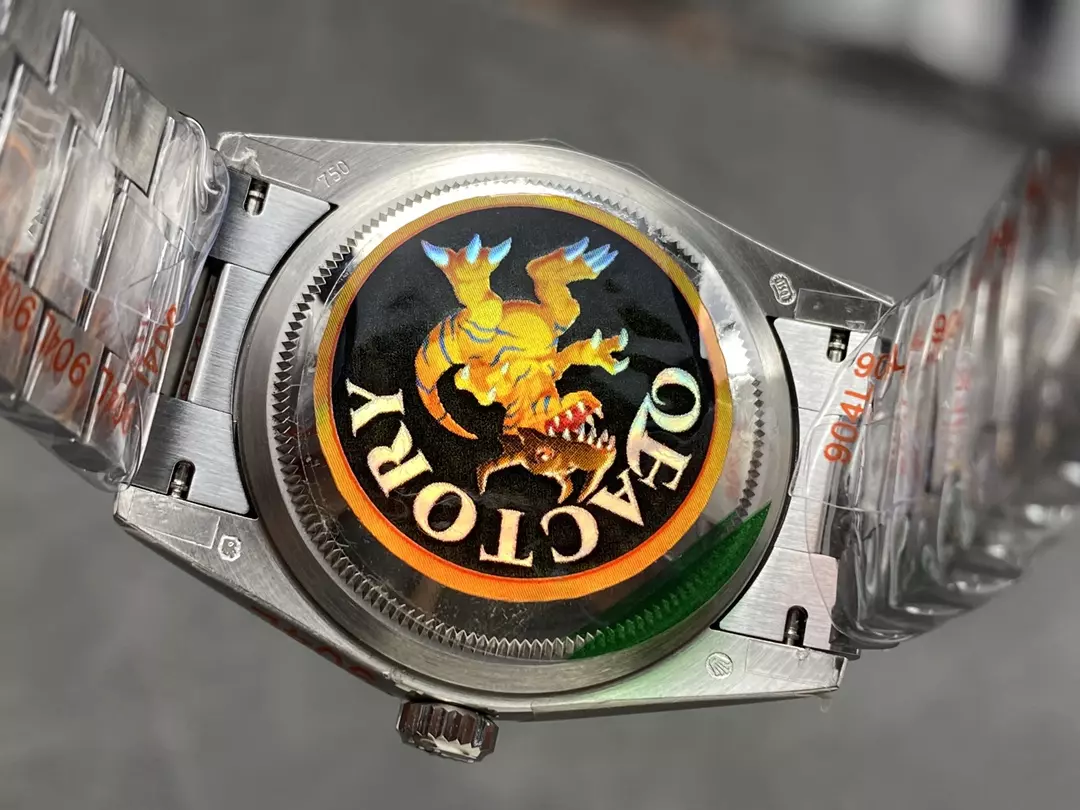 QF공장 롤렉스 데이데이트 청판 옴브레 다이얼 10P다이아 화이트 골드 36mm 128236 상세 이미지 9