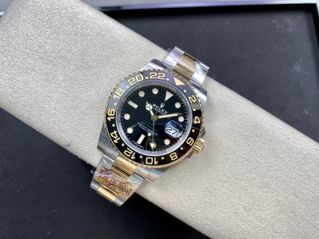 클린공장 롤렉스 GMT마스터 2 블랙 다이얼 콤비 오이스터 40mm 116713 LN 상세 이미지 5