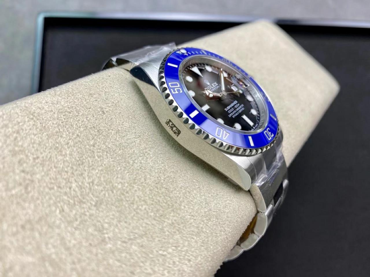 VS공장 롤렉스 신형 서브마리너 블랙 다이얼 스머프 베젤 41mm 126619 상세 이미지 7