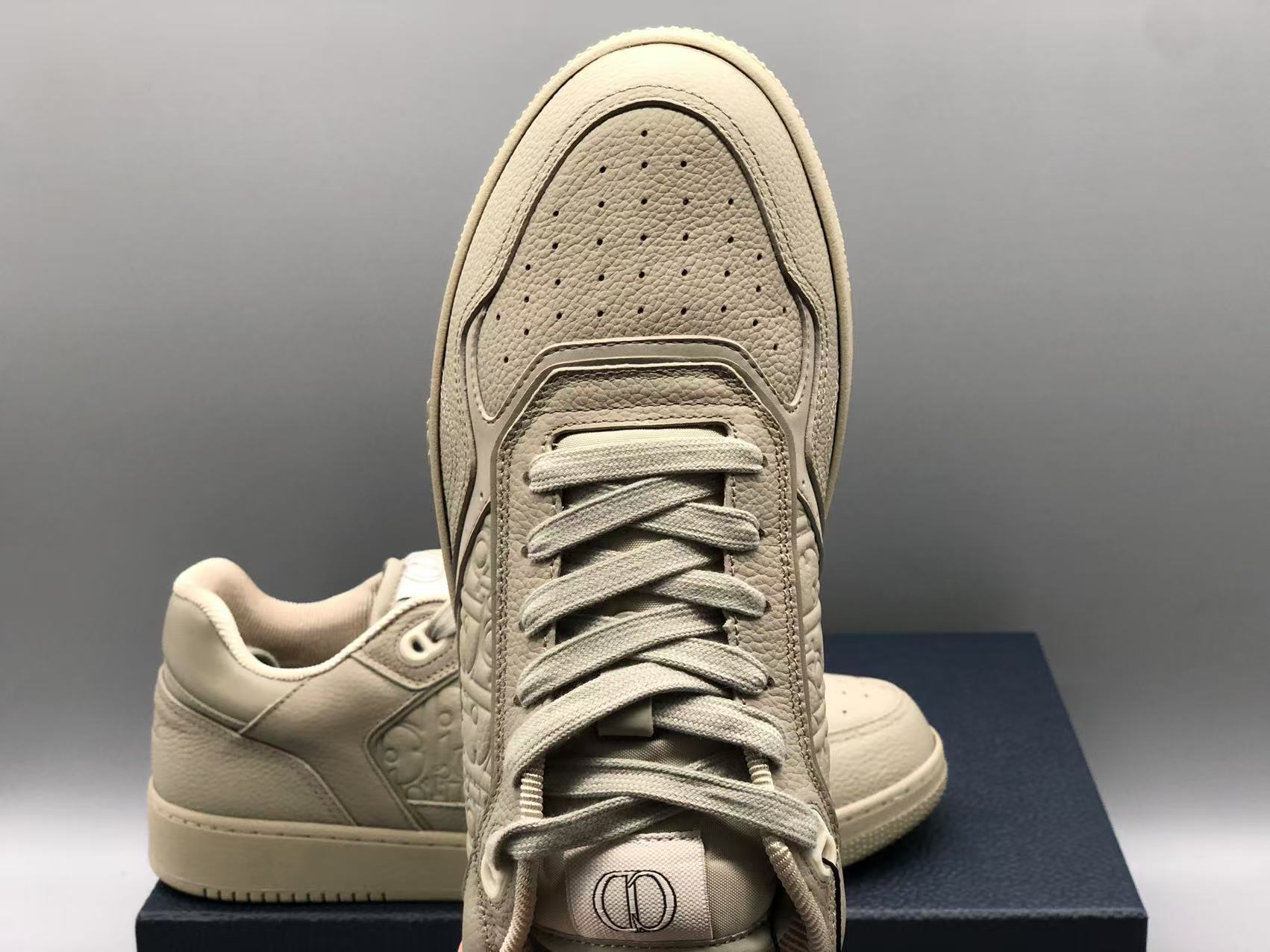 디올 B27 로우탑 스니커즈 베이지 상세 이미지 8